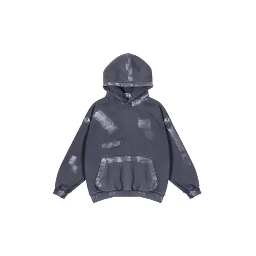 New Tide Brand Waste Soil High Street Retro Hooded Pullover Sweatshirt
