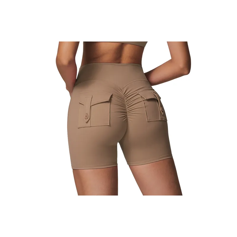 Basics Plain Sports Shorts Women-1