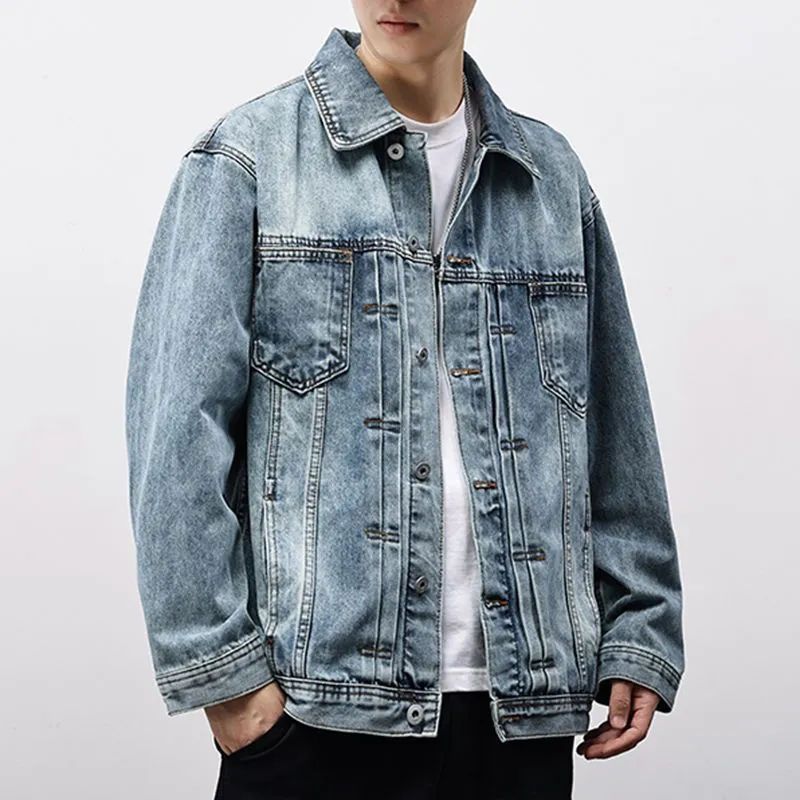 Retro Washed Loose Jacket-1
