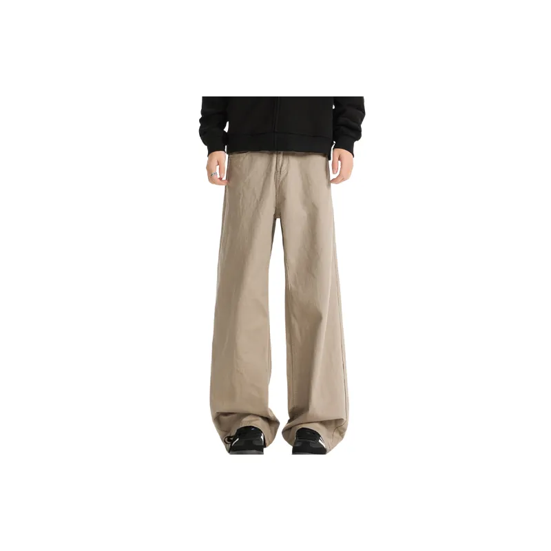 Fashionable Simple Cotton Casual Pants-4