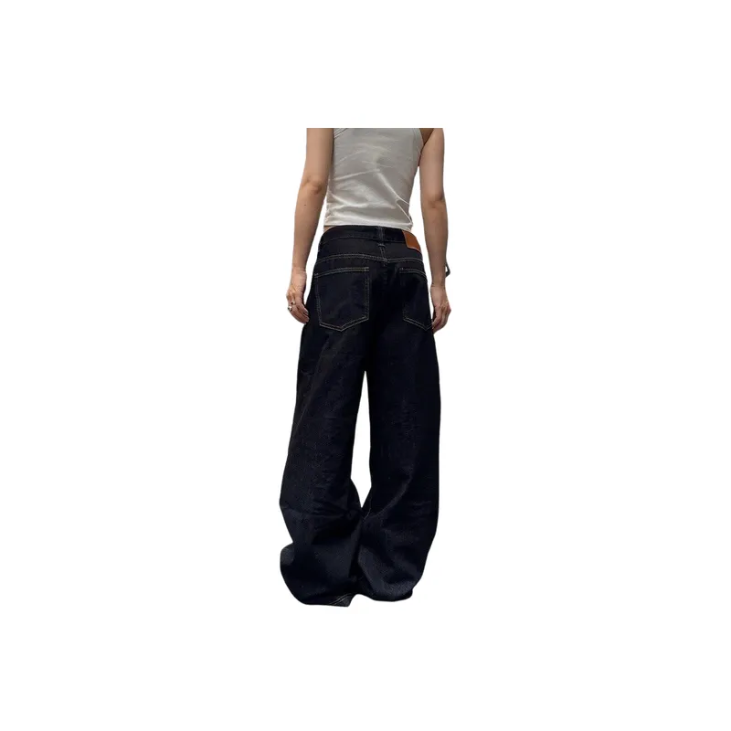 Casual Retro Loose Jeans Women-1