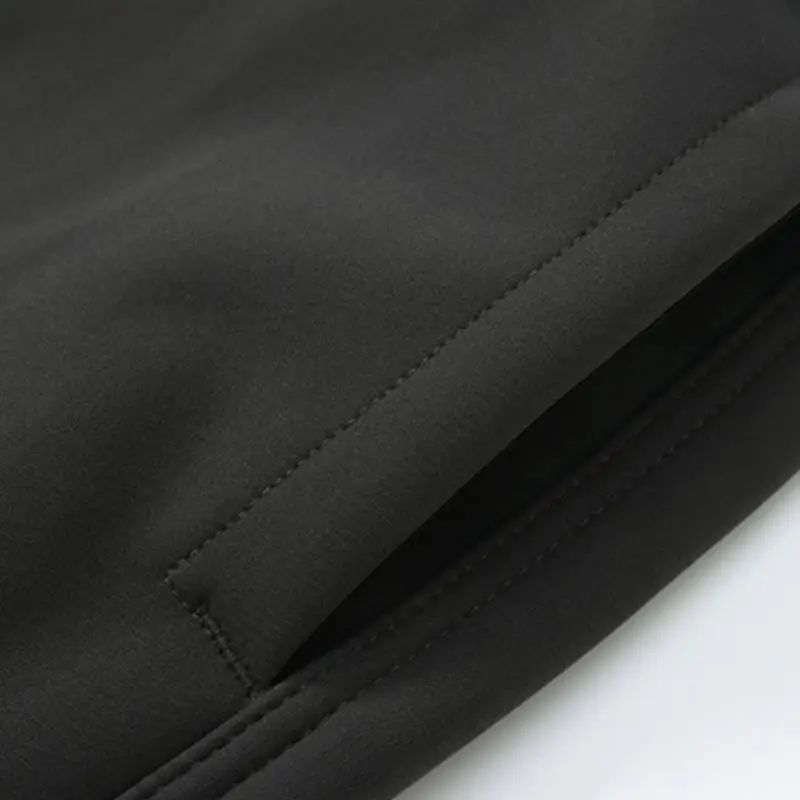 Loose Casual Hard Shell Pants-4