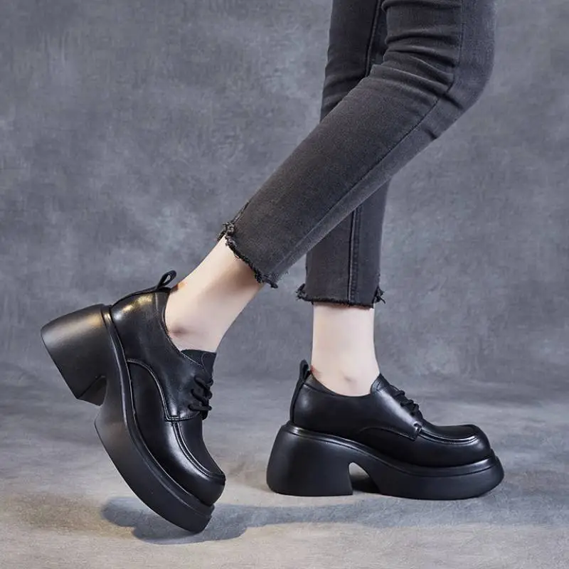 Fashionable Retro Platform Shoes-7