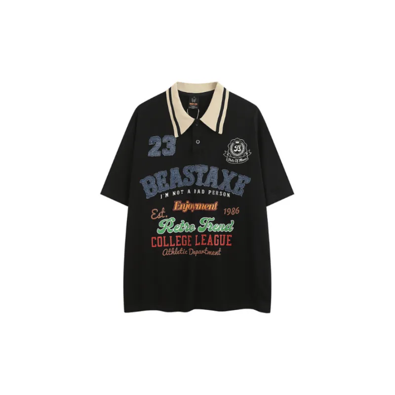 Pure Cotton Trendy Loose T Shirt-0