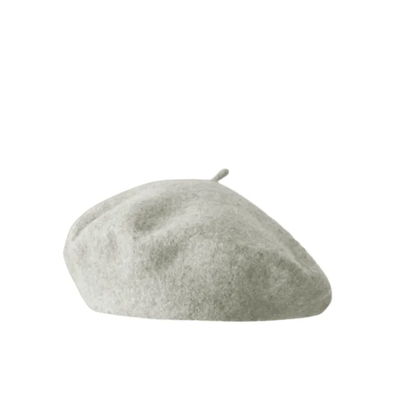 Retro Plain Beret Women-2