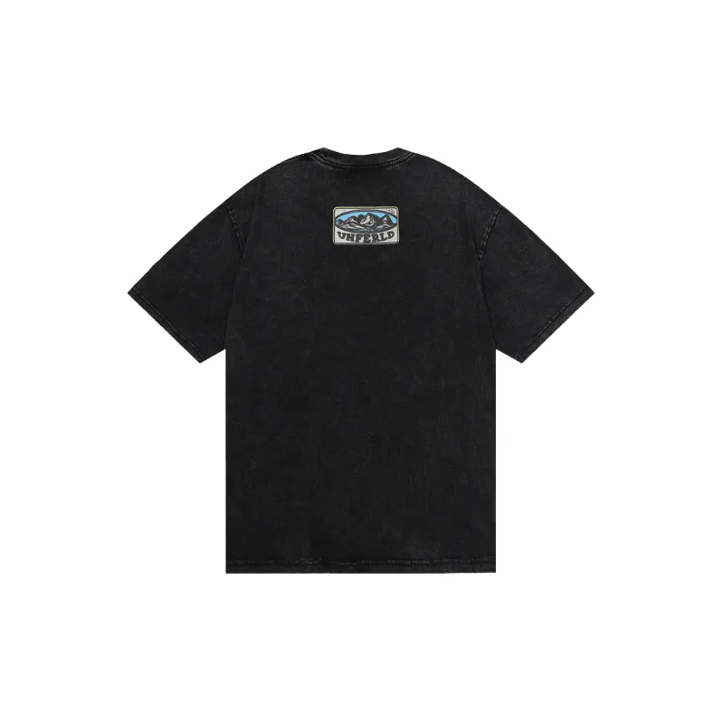 Retro Loose Cotton T Shirt-1
