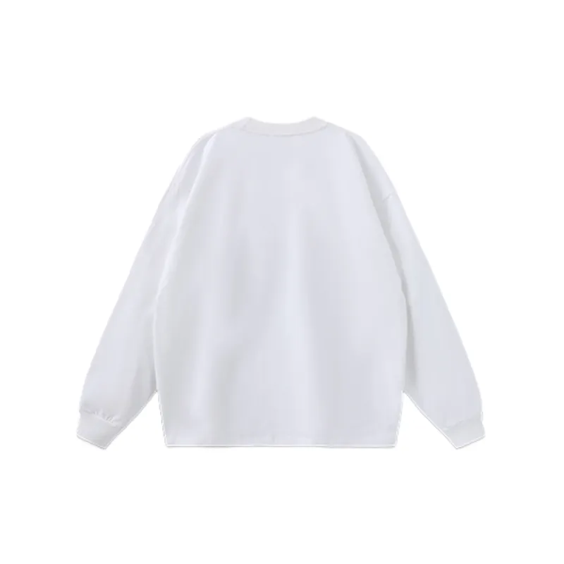 Retro Print Long SleeveT shirt-8