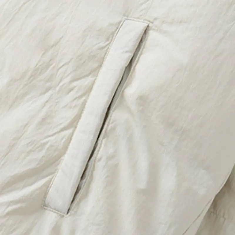 Fashionable Warming Blended Synthetic Fabrics Quilted Jacket-4