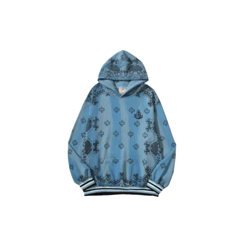 Street Embroidered Cotton Blended Fabric Hoodie
