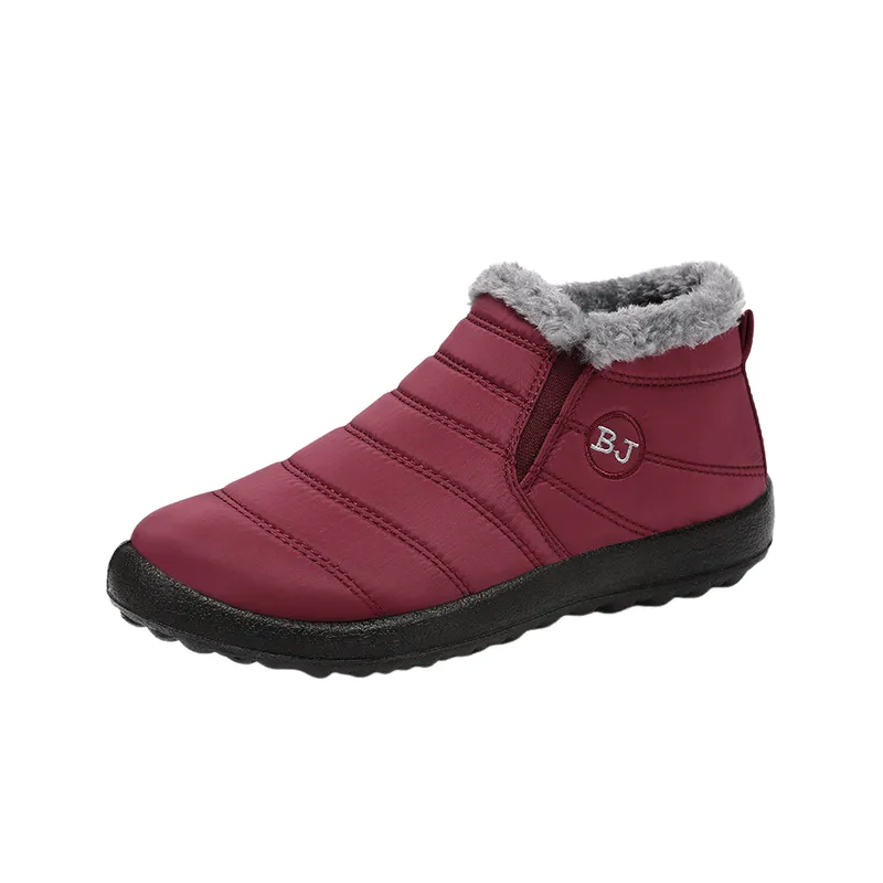 Fashionable Plain Snow Boots-4