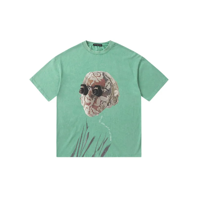 Street Washed 100% Cotton T Shirt-6