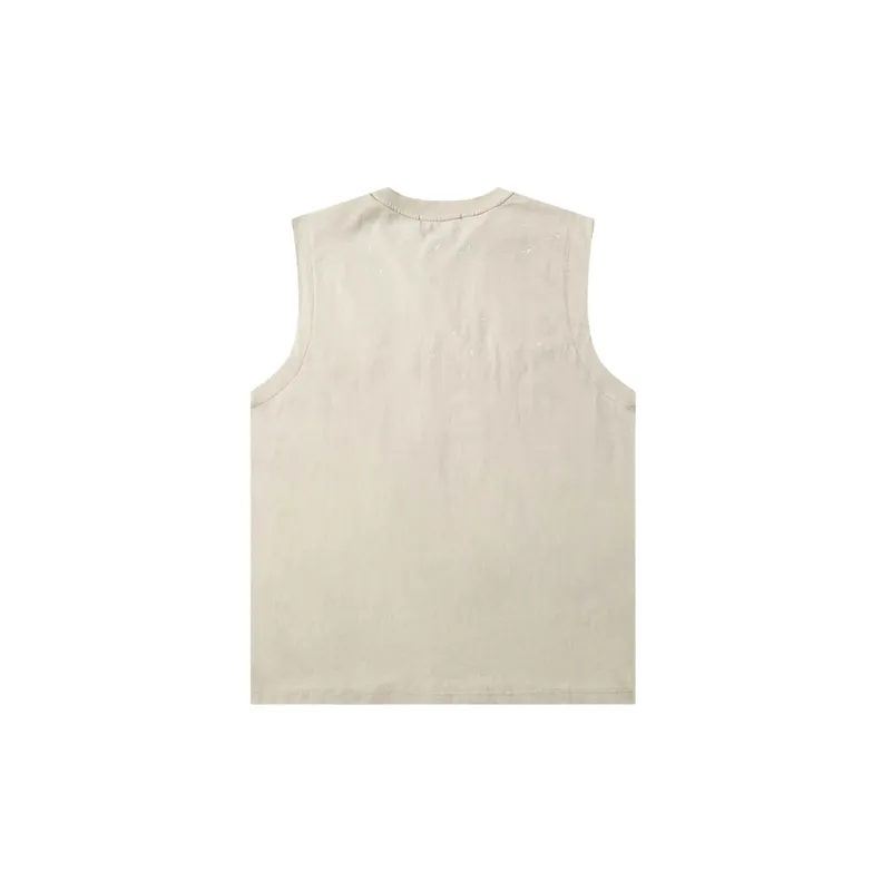 Distressed Ink Splashed Vest-1