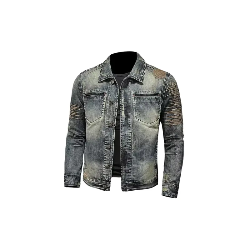 Fashion Casual Denim Jacket-0