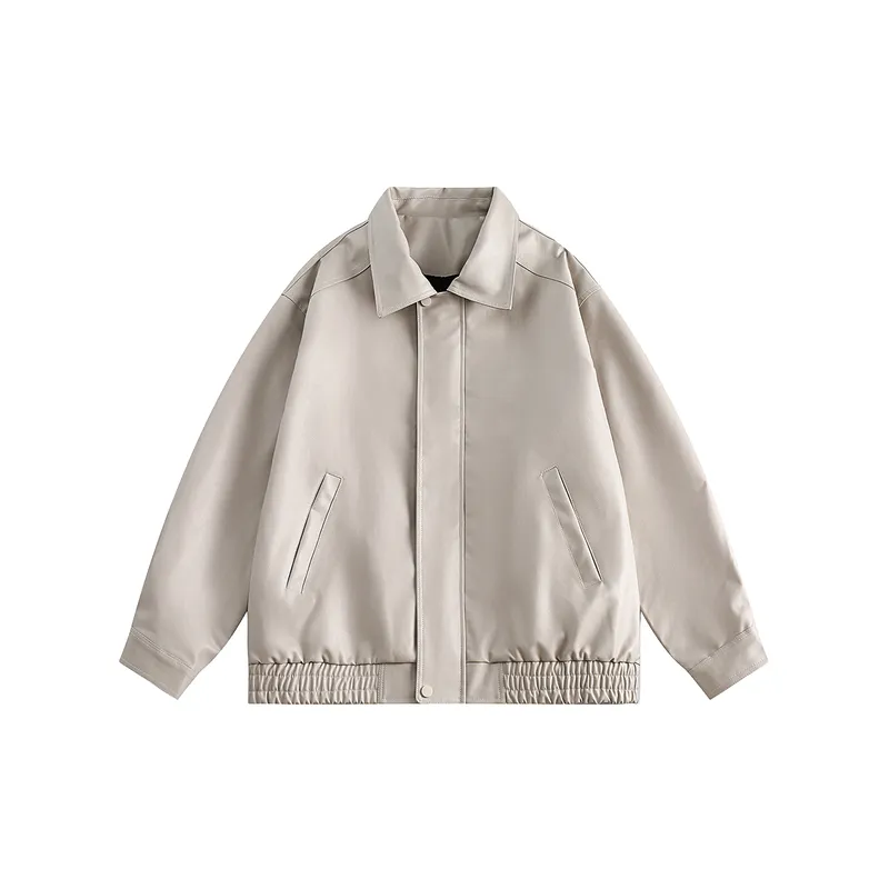 Plain Funky Leather Jacket Women