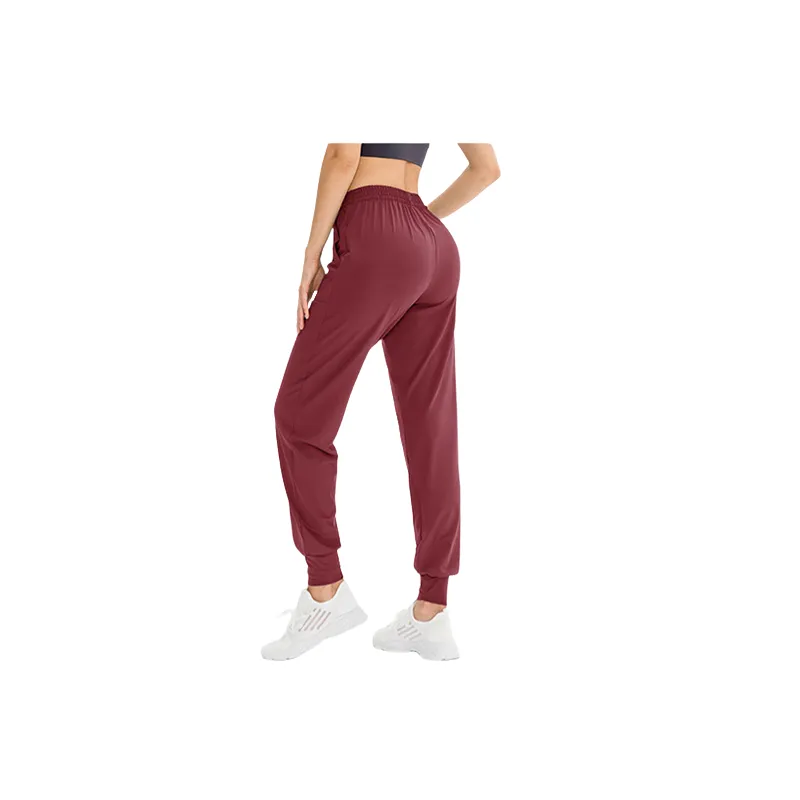 Casual Simple Polyester Sports Pants Women-9
