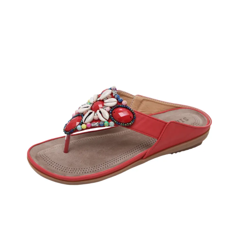 Retro Shell Flip Flops-3