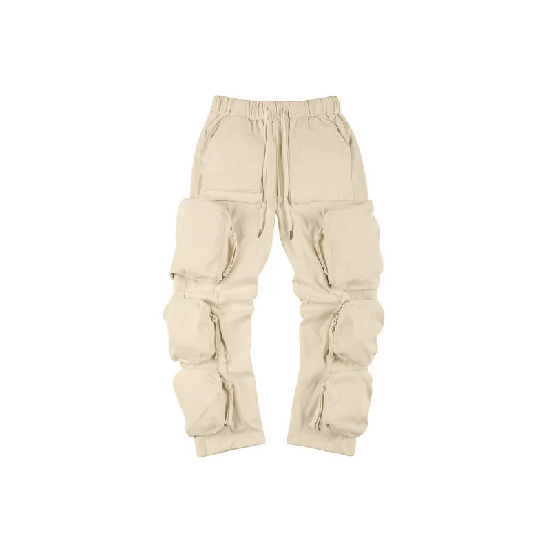 New Releases Tide Brand Multi Pocket High Street Function Casual Pants swag OOTD