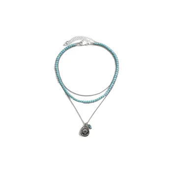 Hip Hop Beaded Clavicle Chain Necklace