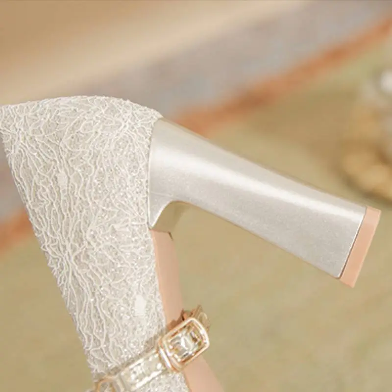 Funky Pearls High Heels-6