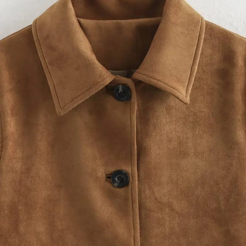 Fashionable Warming Long Sleeve Jacket Women-3