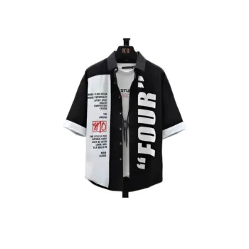 Trendy Five Point Sleeve Workwear Shirt