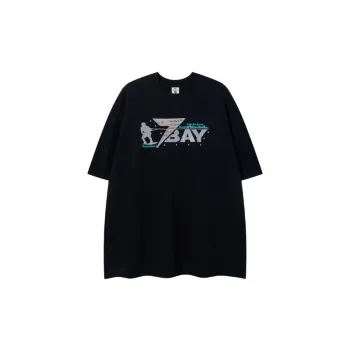 Casual Loose Combed Cotton T-Shirt