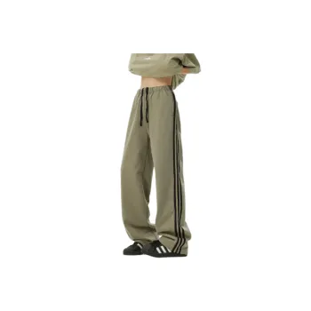 Sporty Loose Cotton Casual Pants