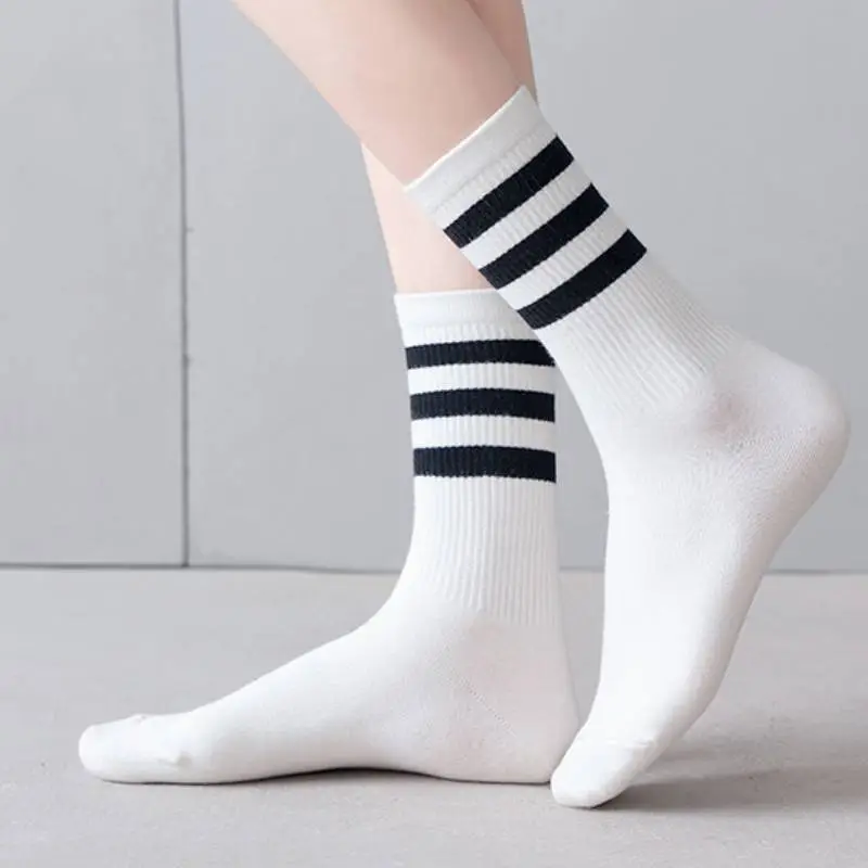 Fashionable Casual Cotton Mid Calf Sock-8