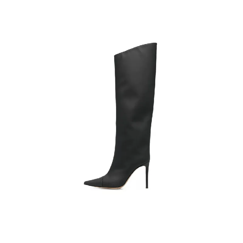 Basics Casual Knee High Boots-4