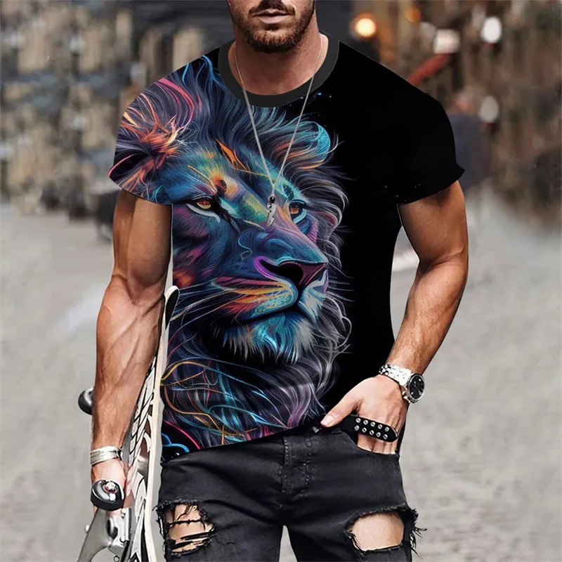 Fashionable Short Sleeve Loose T shirt-2