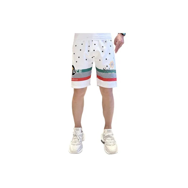 Trendy Print Casual Shorts-1