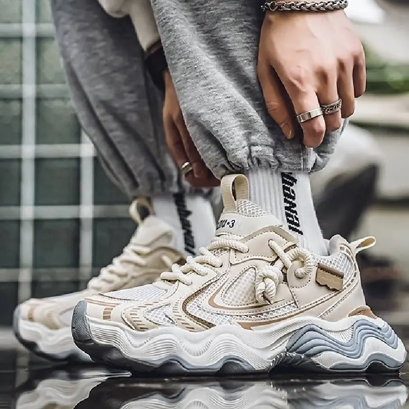 Breathable Casual Chunky Sneakers-1