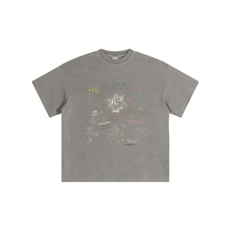 Casual Sporty 100% Cotton T Shirt-8