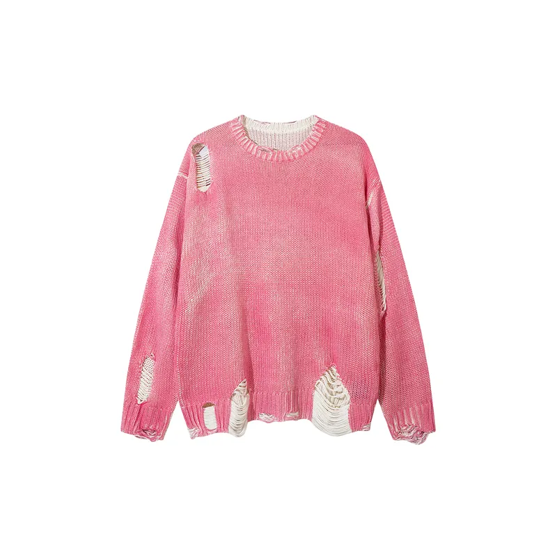 Ripped Loose Sweater-0