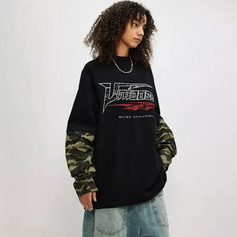 Casual Loose Combed Cotton T Shirt-2