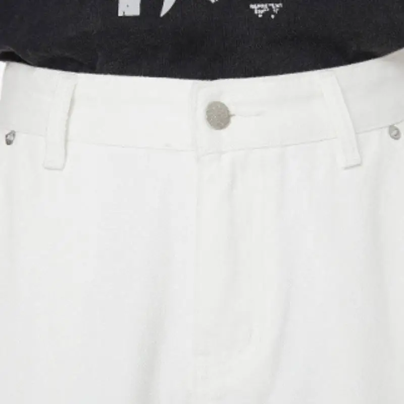 Casual Loose Denim Cargo Pants-3