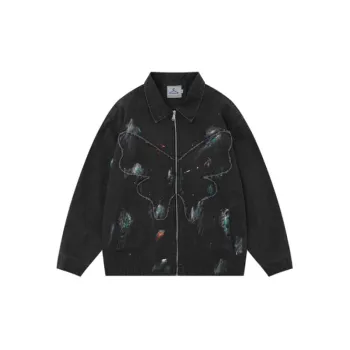 Butterfly Vintage Denim Jacket