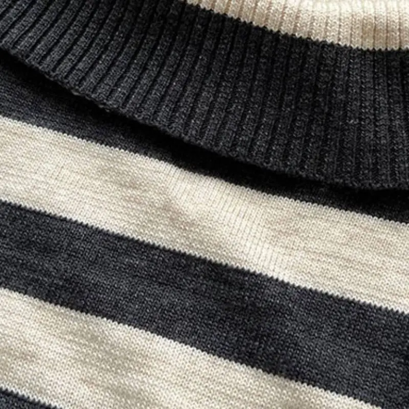 Simple Basics Lambswool Blend Yarn Sweater-2