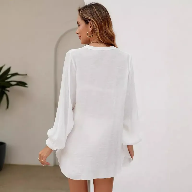 Cool Sexy Polyester Shirt Women-5