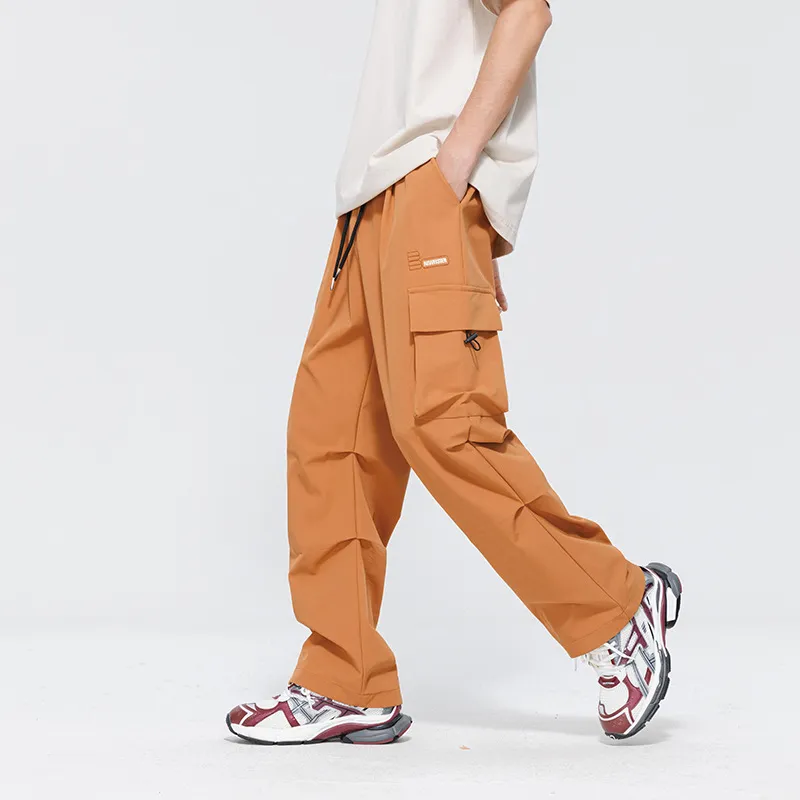 Loose Casual Cargo Pants-11