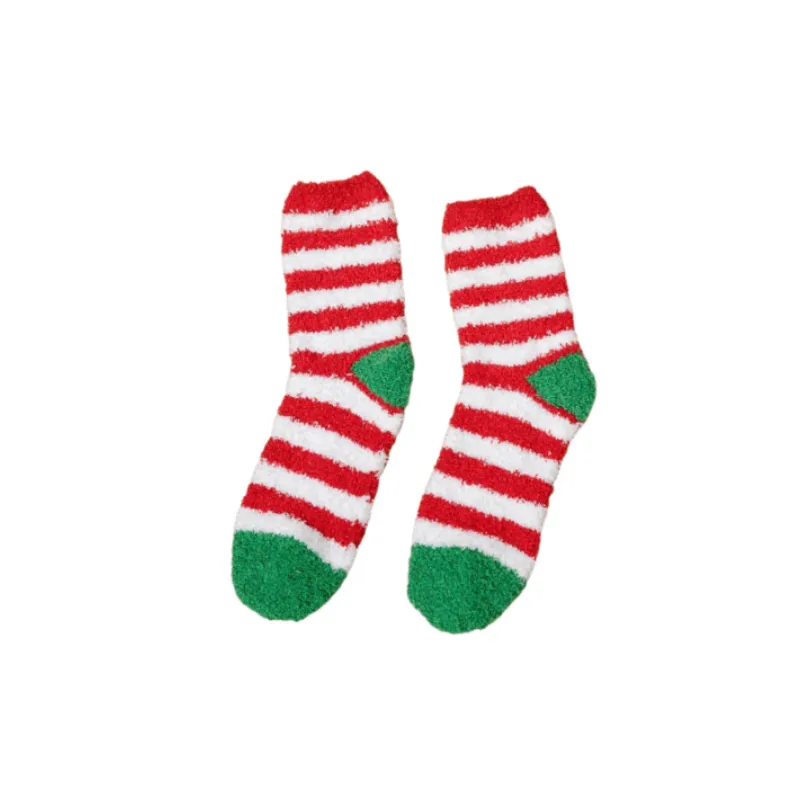 Simple Warm Microfiber Mid Calf Sock-1
