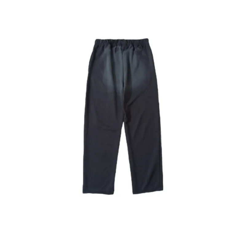 Solid Color Ripped Drawstring Jogger Pants-1