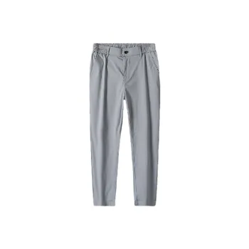Fashion Simple Cotton Blended Fabric Casual Pants