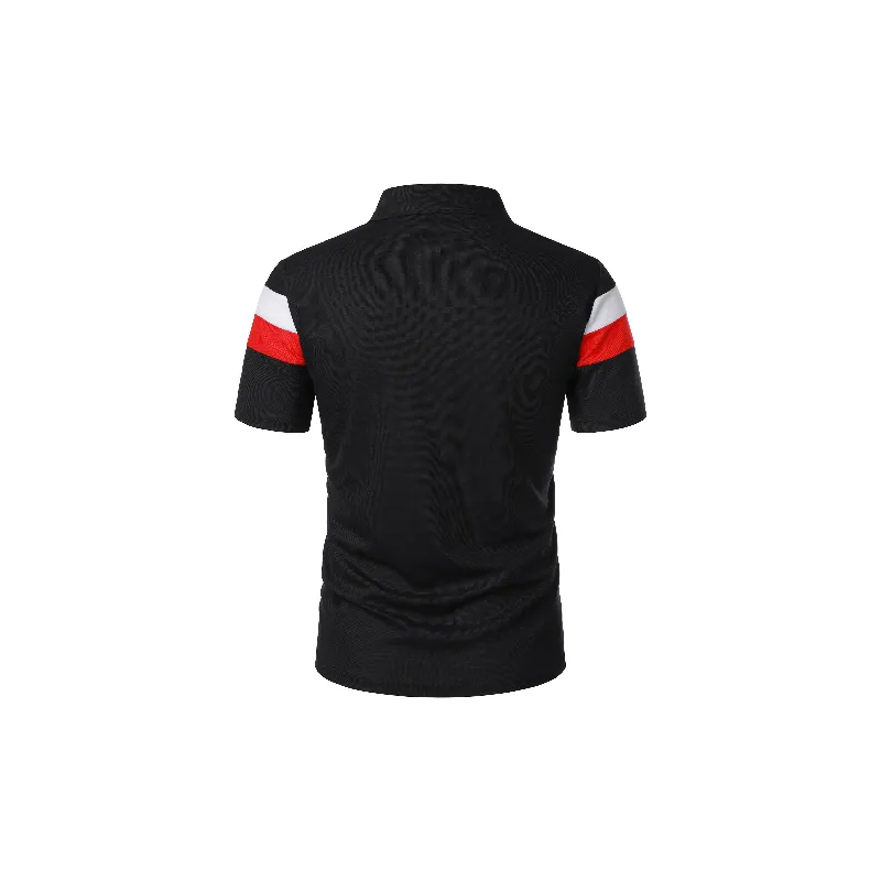 Casual Fashionable Blended Synthetic Fabrics Polo-1