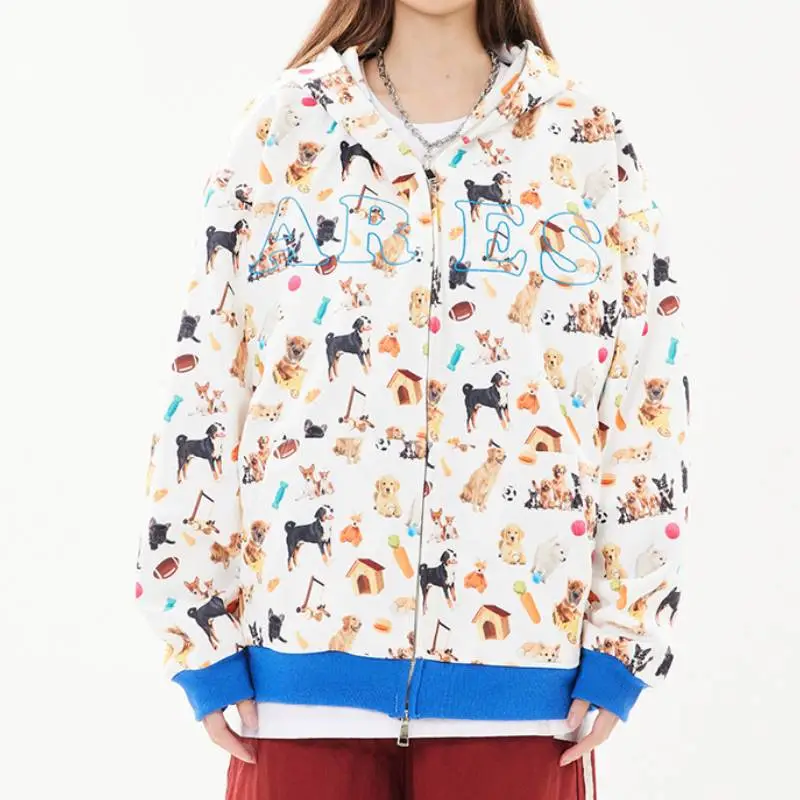 Cute Retro Loose Sweatshirt-7