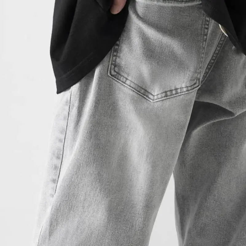 Retro Straight Leg Jeans-2