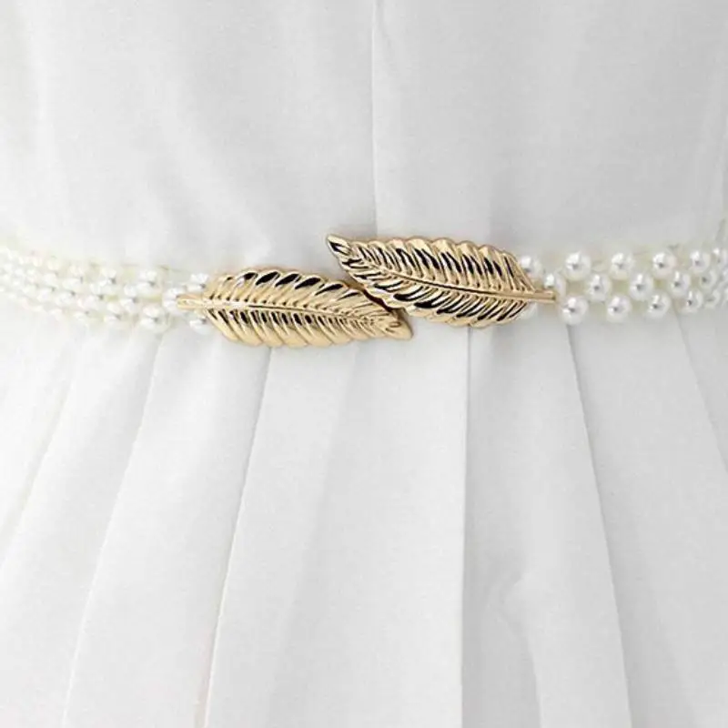 Fashionable Pearls Waist Chain Women-3