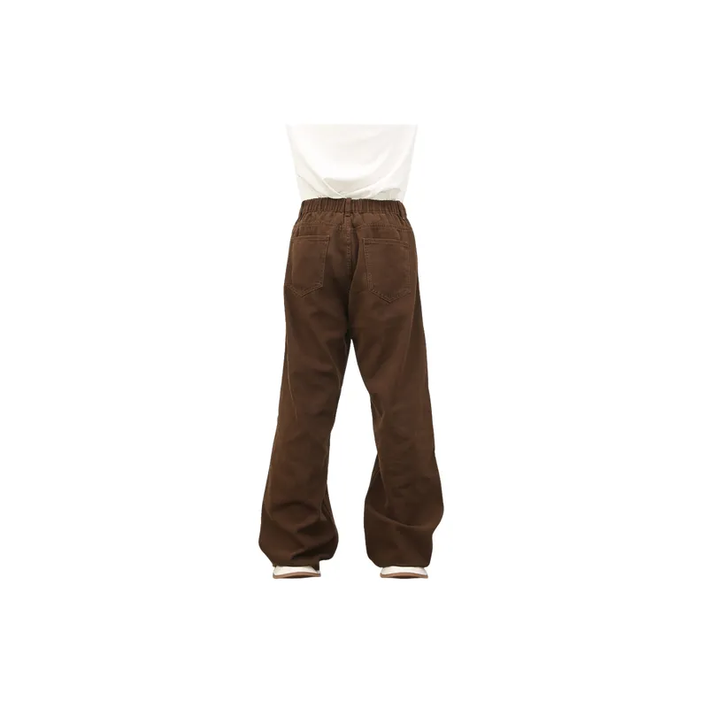 Retro Plain Jeans-2