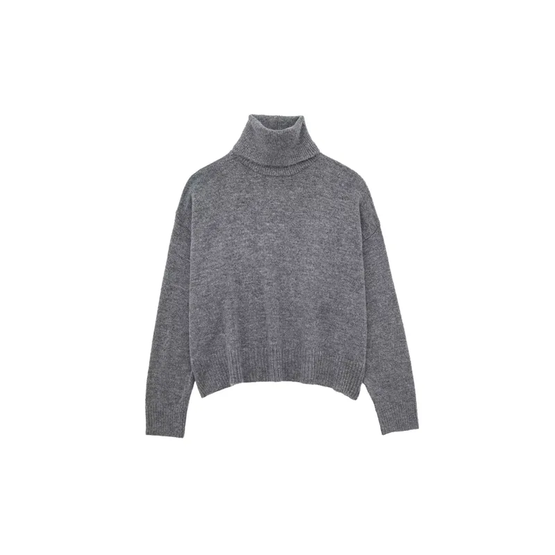 Casual Loose Polyester Sweater Women-0