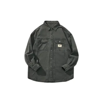 Simple Loose Combed Cotton Shirt